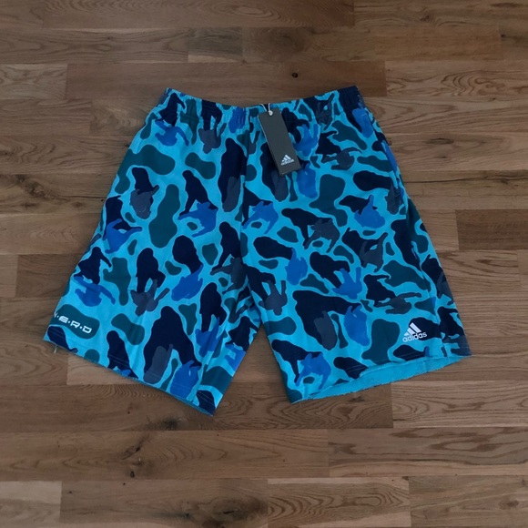 nerd adidas shorts